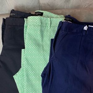 Bundle of 3 Talbots capris size 6p